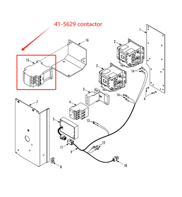 थर्मो किंग एसी contactor 415629 वैकल्पिक भागों