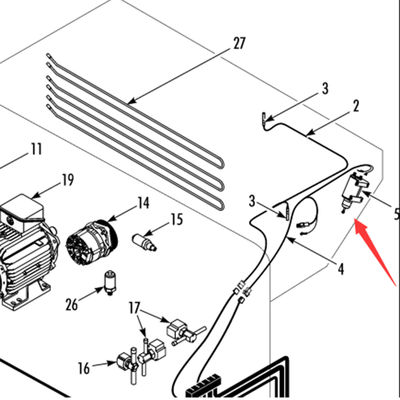 442823 थर्मो किंग टी-880प्रो मूल डीफ़्रॉस्टिंग डैम्पर मोटर