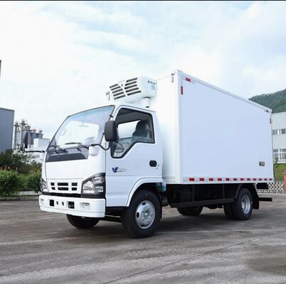 ISUZU QINGLING 600P 6 पहिया 3 टन रेफ्रिजरेटेड वैन THERMO KING रेफ्रिजरेशन यूनिट RV380 मॉडल के साथ