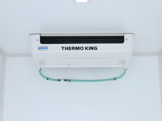 QINGLING ISUZU KV100 100P खाद्य मांस मछली परिवहन के लिए प्रशीतित ट्रक NKR फ्रीजर 5 टन THERMO KING RV380 प्रशीतन