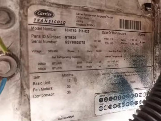 कैरियर ट्रांसफार्मर 69NT40-511-323 सेकंड हैंड एक्सेसरीज रेफ्रिजरेशन पार्ट्स