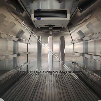 वाहक Citimax 350 ट्रांसकोल्ड छोटी शीतलन इकाई12/24V वाहन संचालित छोटे वैन या ट्रक के लिए उपलब्ध 2.5-3.5 मीटर लंबाई रेफ्रिजरेटेड बॉक्स