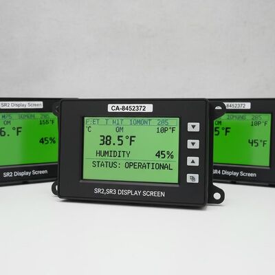 SR2,SR3,SR4 डिस्प्ले स्क्रीन, SR2,SR3 डिस्प्ले स्क्रीन CA-8452372 ग्रीन डिस्प्ले टाइप एलसीडी स्क्रीन थर्मो किंग SB210 SB230 HMI के लिए