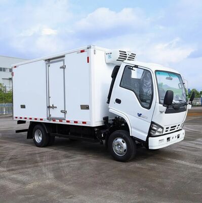 ISUZU QINGLING 600P 6 पहिया 3 टन रेफ्रिजरेटेड वैन THERMO KING रेफ्रिजरेशन यूनिट RV380 मॉडल के साथ
